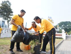 Polres Kediri Konsisten Jaga Kelestarian Lingkungan Melalui Program Green Policing