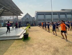 Jaga Kebugaran, Warga Binaan Rutan Kelas I Surabaya Antusias Ikuti Senam Aerobik Rutin