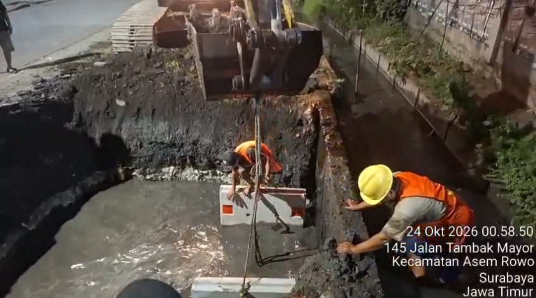 Proyek U-Ditch Tambak Mayor Tabrak Metode Teknis