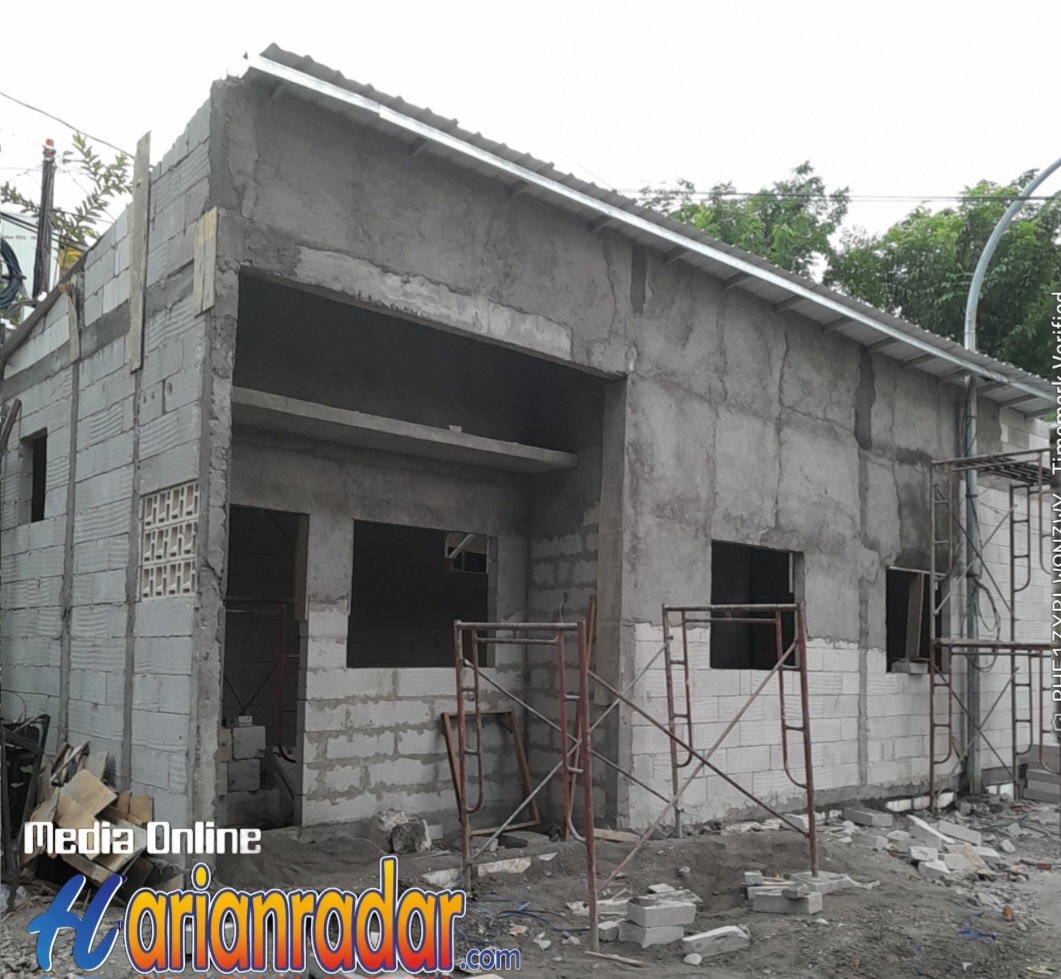 Pembangunan Balai RW di Jalan Teratai, Kelurahan Tambaksari, Kecamatan Tambaksari Surabaya